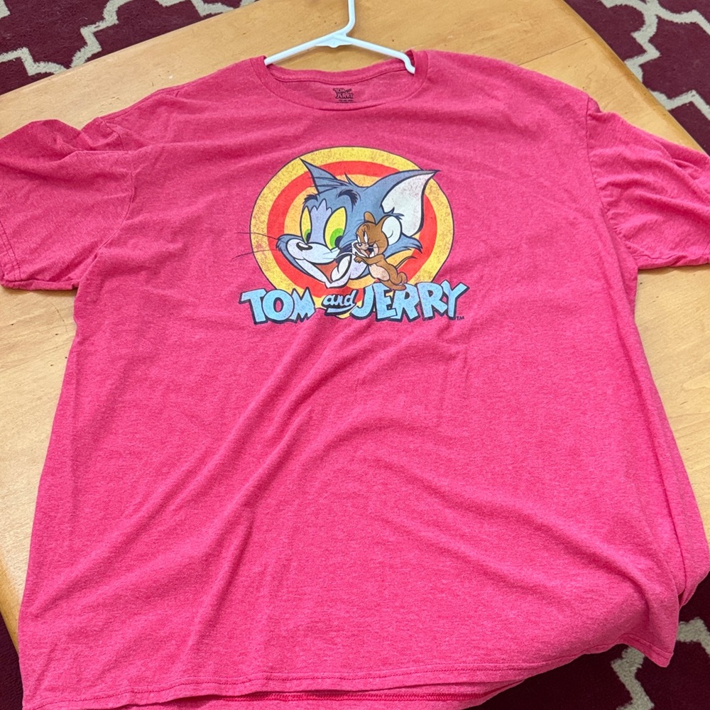 Tom and Jerry Men’s Red T-Shirt